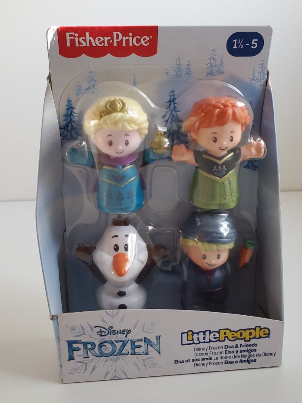 Fisher-Price Disney Frozen Little People Elsa & Friends Figures Olaf Anna Set